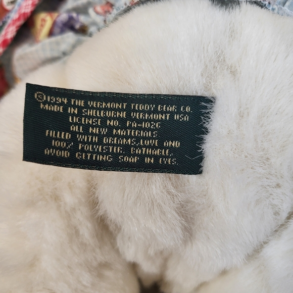 ❤️ The Vermont Teddy Bear Company Vintage Jointed Cooking 16" Bear - Picture 4 of 8